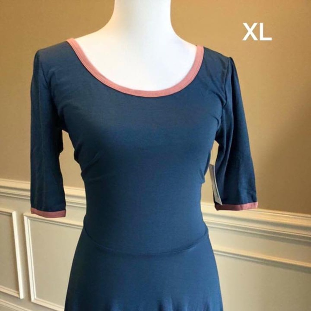XL blue Nicole lularoe dress